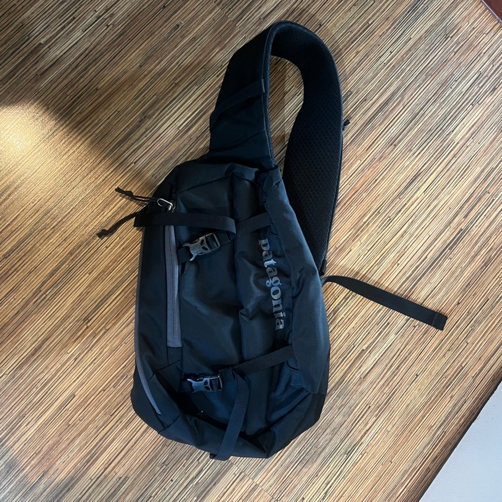 Patagonia Black Sling Pack - Streamlined Crossbody Belt Bag